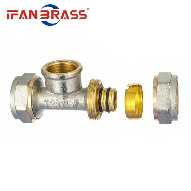 brass compression tee fittings 